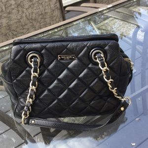 Kate Spade quilted leather purse satchel