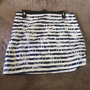 Lilly Pulitzer nautical skirt
