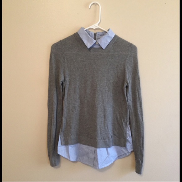 🔷NWOT Ann Taylor Loft 2-n-1 Sweater Shirt!❄️