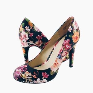 Bamboo Floral Pumps