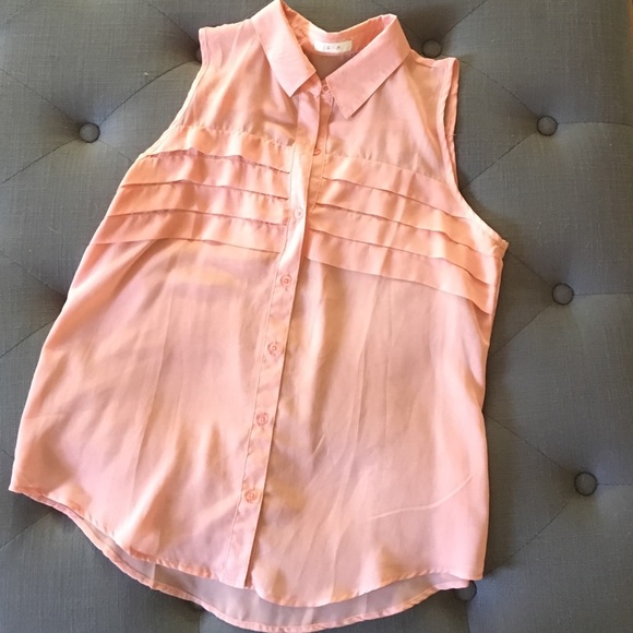 Sheer ruffle top