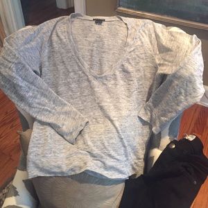 Theory Zephyr Melange Dalphon Sweater.