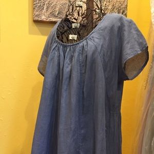 Grey tissue linen Namastei dress