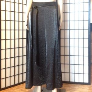 Gorgeous Tristan maxi Shiny black Skirt