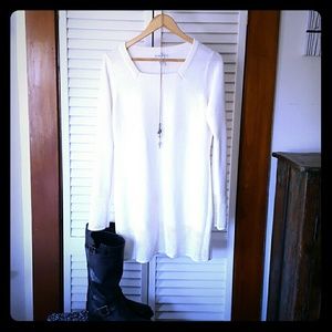 Ivory Exofficio Sweater Tunic Dress