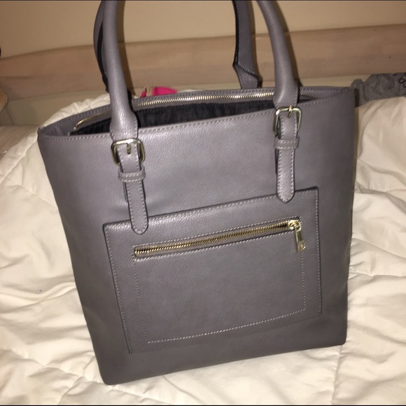 CUTE GREY TOTE/SHOULDER BAG - Picture 2 of 4