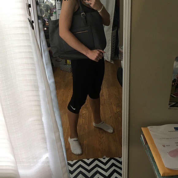 CUTE GREY TOTE/SHOULDER BAG - Picture 3 of 4