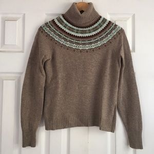 J. Crew Lambswool and Cashmere Turtleneck Sweater