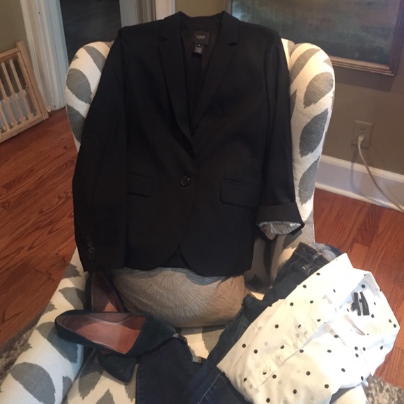 JCrew Wool Super 120's Two-button Blazer!