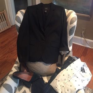 JCrew Wool Super 120's Two-button Blazer!