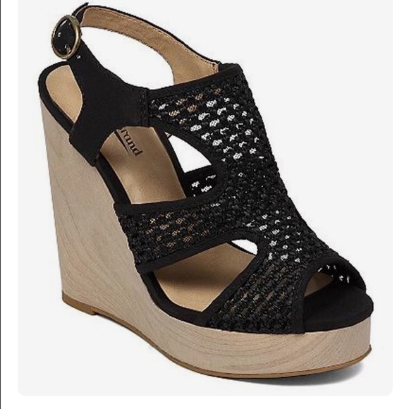 Lucky Brand Black Wedges