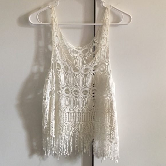 White 'lace' top