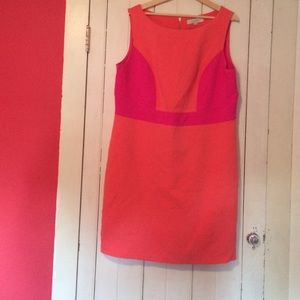 Pink and orange loft dress