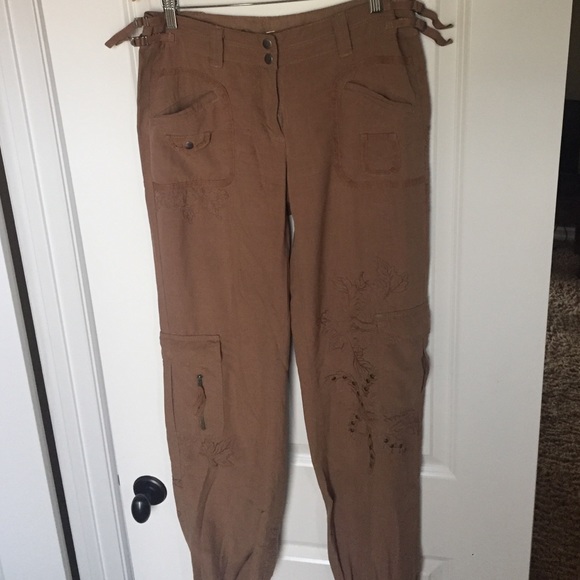 Brown cargo DA-NANG pants