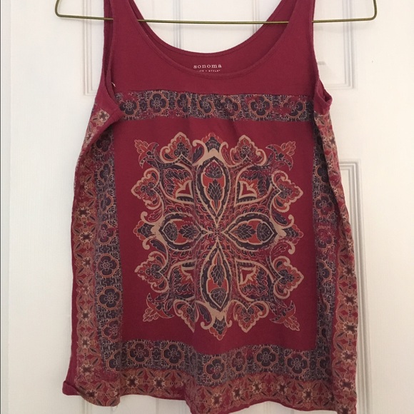 Bohemian Graphic Tank Top