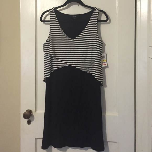 Style and Co petite deep black dress