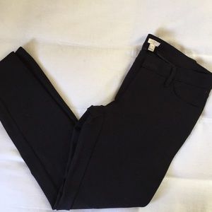 J. Crew Gigi Pants Black Skinny Stretch Pants