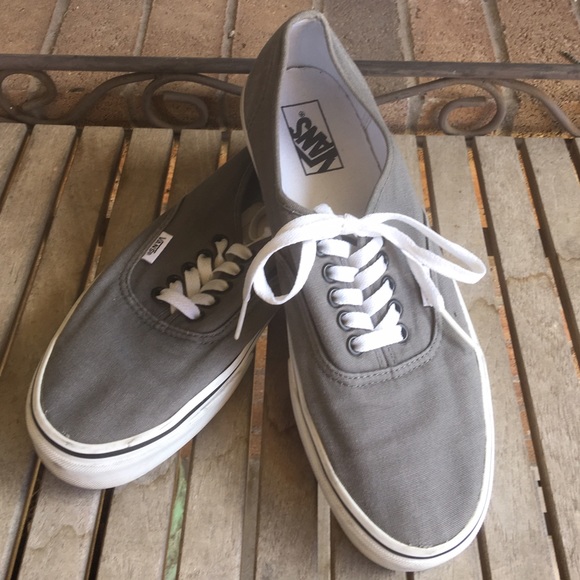Vans Other - Grey Vans Off The Wall Sneakers