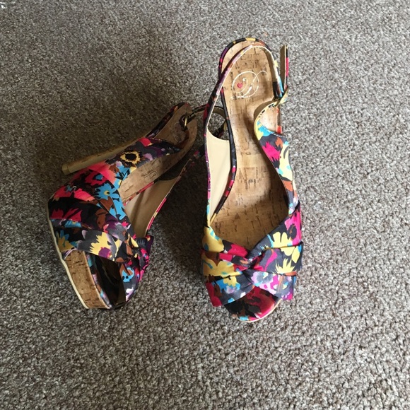 DIVA Floral High Heels