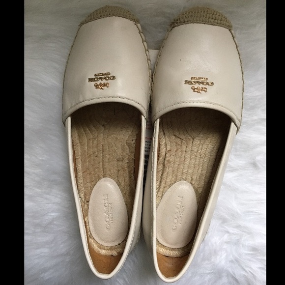 Coach leather loafers👑