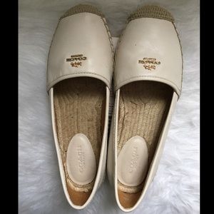 Coach leather loafers👑