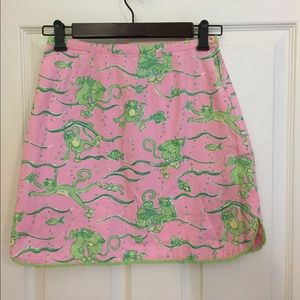 Lilly Pulitzer Scuba Monkey Skirt