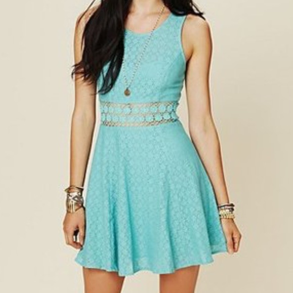 Free People Fitted with Daisies Dress