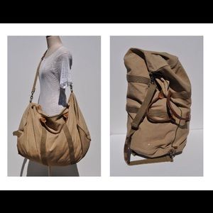 Vintage Eddie Bauer Canvas Duffle Bag