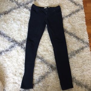 LC Lauren Conrad navy blue skinny cords