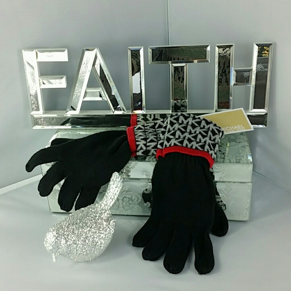 Michael Kors Accessories - Michael Kors monogrammed gloves NWT