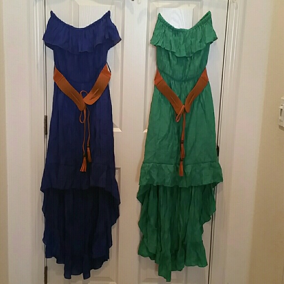 A'GACI SLEEVELESS HIGH/LOW DRESS NWT - Picture 2 of 3