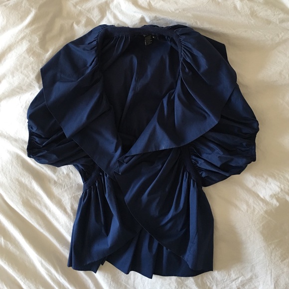 Short Sleeve Ruffle Jacket