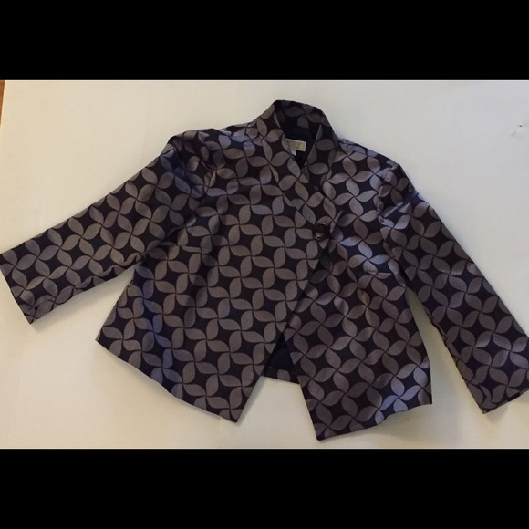 Michael Kors Three-Quarter Sleeve Patterned Jacket