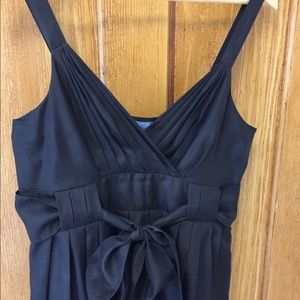 {anthropologie} silk empire waist dress