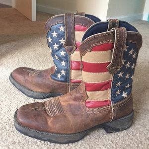 SALE🎉Womens lady rebel Durango American flag boot