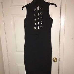 Black bandage dress