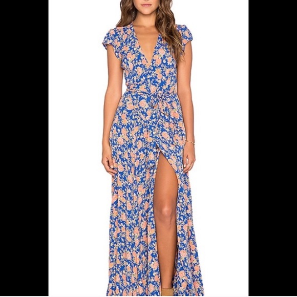 Tularosa Sid Wrap Maxi Dress