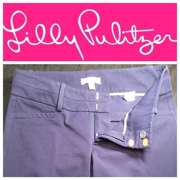 Lilly Pulitzer Pants - Price⬇️Lilly Pulitzer Navy dress pants only worn 1