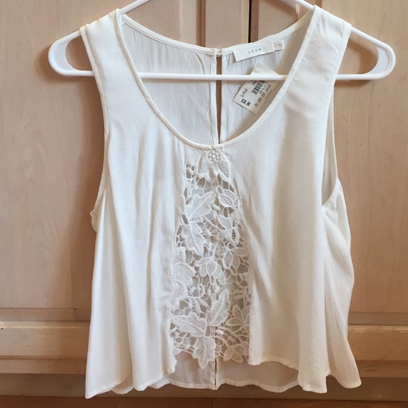 Lush Crochet Lace tank top