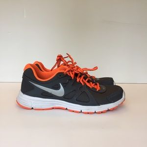 Almost New Men Nike Running Sneakers Grey/Orange