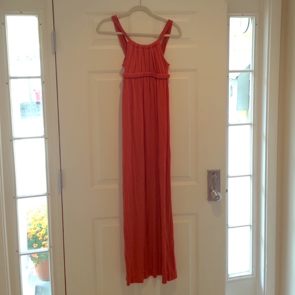 Max Studio burnt orange maxi dress