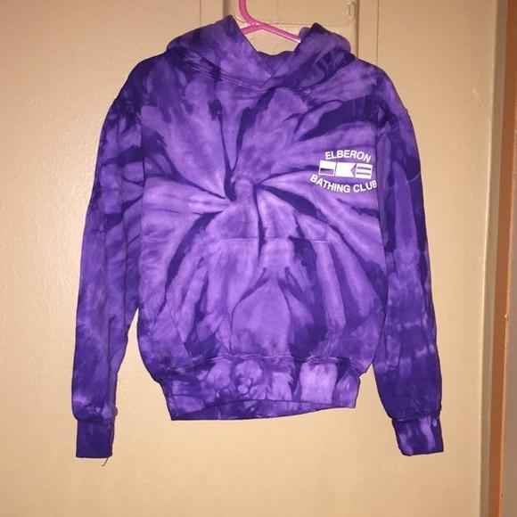 Tie dye purple pullover sweater
 (BIN ONE)