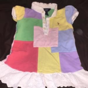 Ralph Lauren color block dress (bin 4)