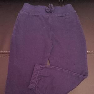 Navy blue sweatpants