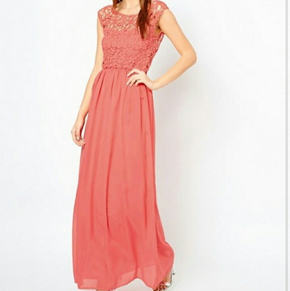 Club L Crochet Maxi Dress