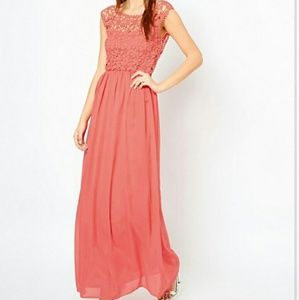 Club L Crochet Maxi Dress