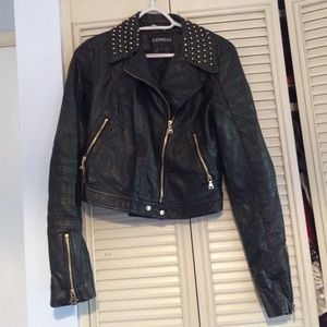 Express faux leather jacket