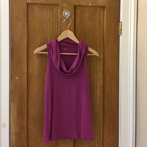 {three dots} Cowl sleeveless top