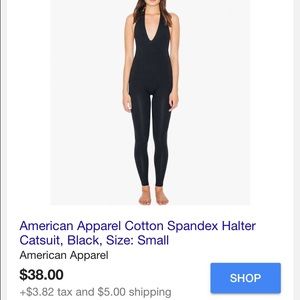 Halter Bodysuit from American Apparel