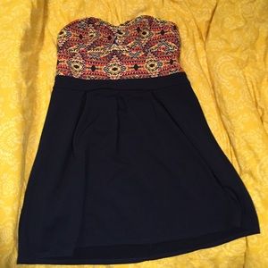 Sweetheart Neckline Party Dress - XL